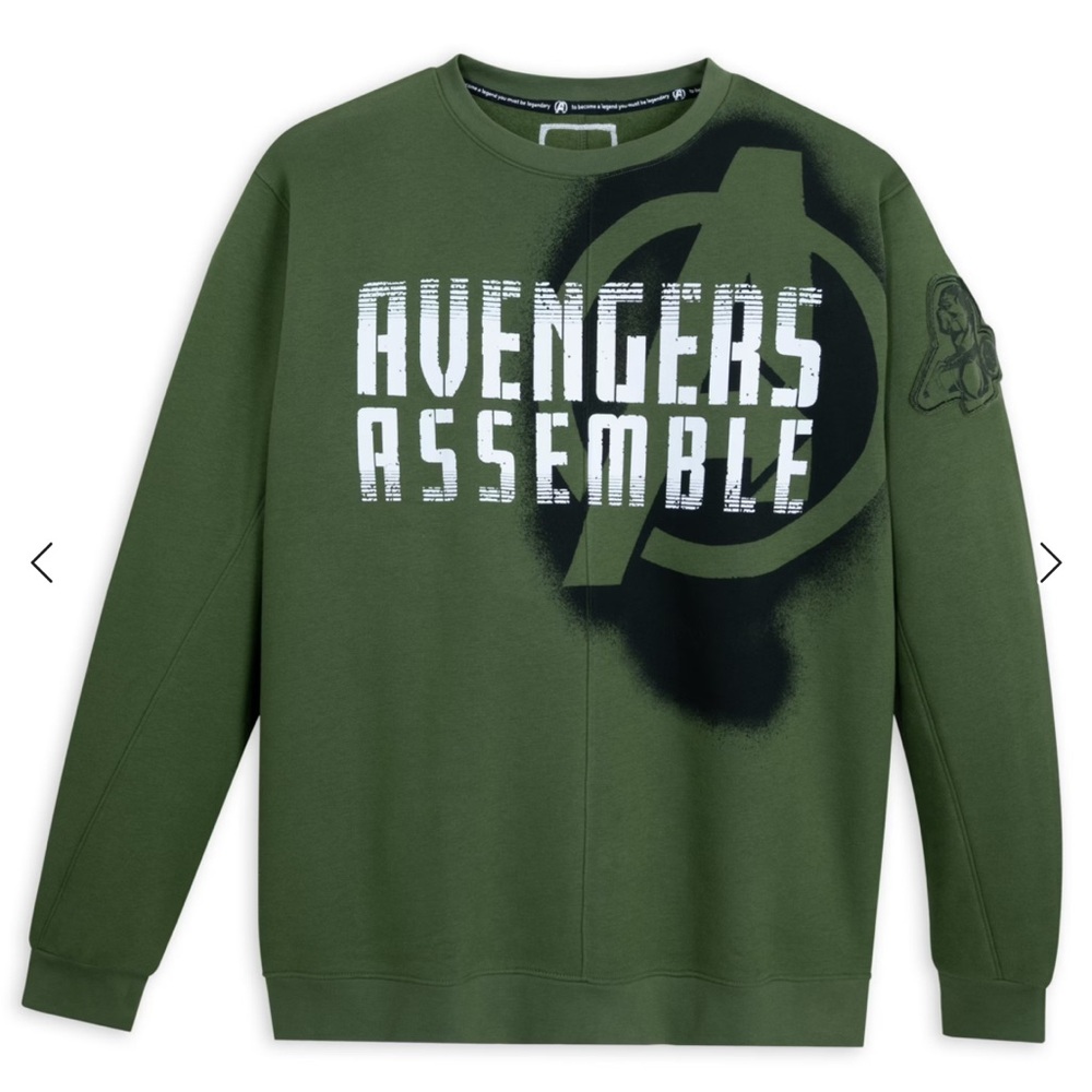 Avenger Green Crewneck Sweater